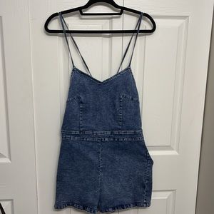 Fashion Nova romper (blue jean)